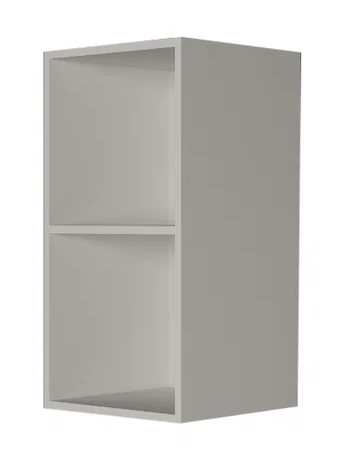 Навесной кухонный шкаф В7 40, МДФ Розовый шагрень/Белый в Вологде - изображение 1