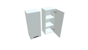 Кухонный шкаф В9 40, Белое гладкое Ламарти/Белый в Вологде