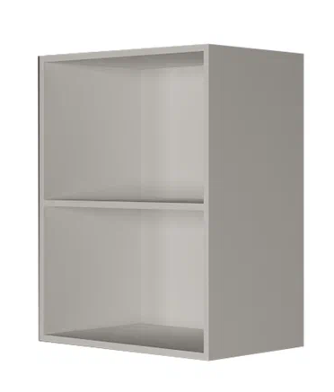Навесной кухонный шкаф ВГ2 60, МДФ Розовый шагрень/Белый в Вологде - изображение 1