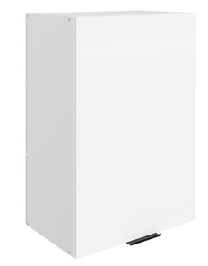 Навесной шкаф Стоун L500 Н720 (1 дв. гл.) (белый/джелато софттач) в Вологде