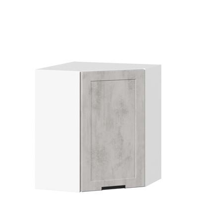Шкаф кухонный угловой 600 Джамис ЛД 296.610.000.032, Белый/Белый камень в Вологде - изображение