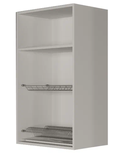Сушильный шкаф для посуды ВС9 60, Сатин/Белый в Вологде - изображение 1