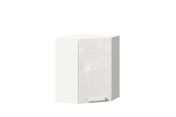 Угловой настенный шкаф Герда 272.615 (Белый) в Вологде - изображение