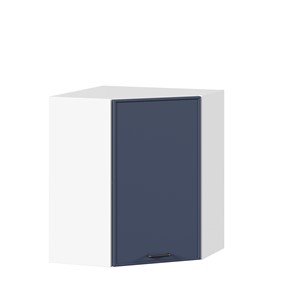 Угловой кухонный шкаф Индиго ЛД 298.610.000.116, Белый/Тёмно-синий в Вологде - предосмотр