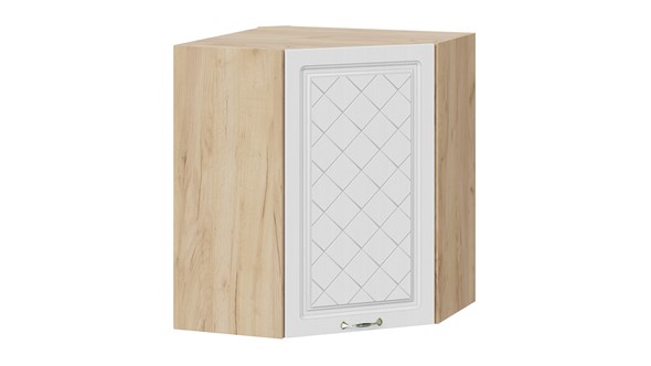 Кухонный угловой шкаф Бьянка 1В6У (Дуб крафт золотой/Дуб белый) в Вологде - изображение