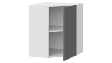 Угловой шкаф на кухню Кимберли 1В6У (Белый, Титан) в Вологде - предосмотр 1