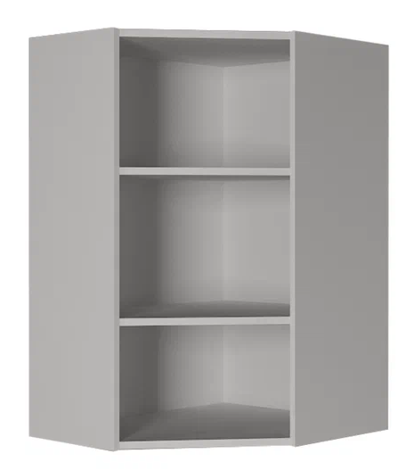 Кухонный шкаф угловой ВУ9, Сатин/Белый в Вологде - изображение 1