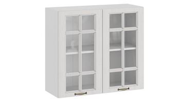 Навесной кухонный шкаф Лина 1В8С (Белый/Белый) в Вологде - предосмотр