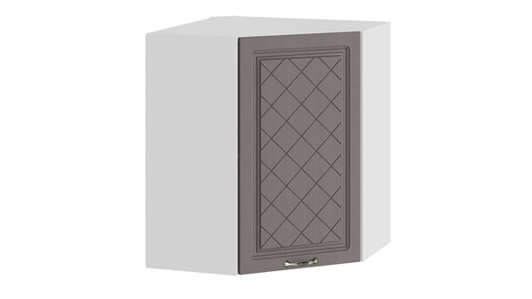 Кухонный угловой шкаф Бьянка 1В6У (Белый/Дуб серый) в Вологде - изображение