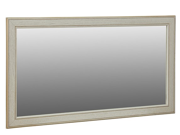 Зеркало настенное Васко В 61Н (Белый ясень/Золото) в Вологде - изображение