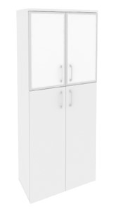Шкаф O.ST-1.7R white, Белый бриллиант в Вологде