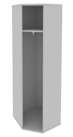 Шкаф угловой А.ГБ-3, Серый в Вологде - изображение 1