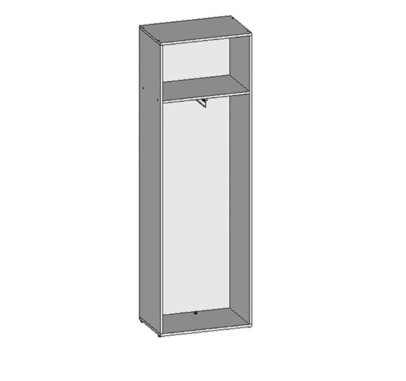 Шкаф для одежды НШ-10, Белый в Вологде - изображение 1