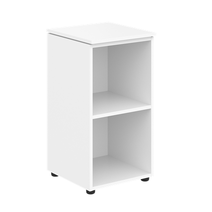 Шкаф для офиса MORRIS Дуб Базель/Белый MLC 42 (429х423х821) в Вологде - изображение
