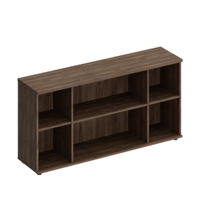 Каркас шкафа комбинированного низкого Комфорт, дуб шамони темный (154x38x75) К.521 в Вологде - изображение