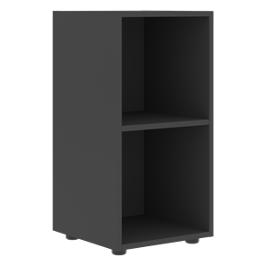 Низкий шкаф колонна FORTA Черный Графит FLC 40 (399х404х801) в Вологде