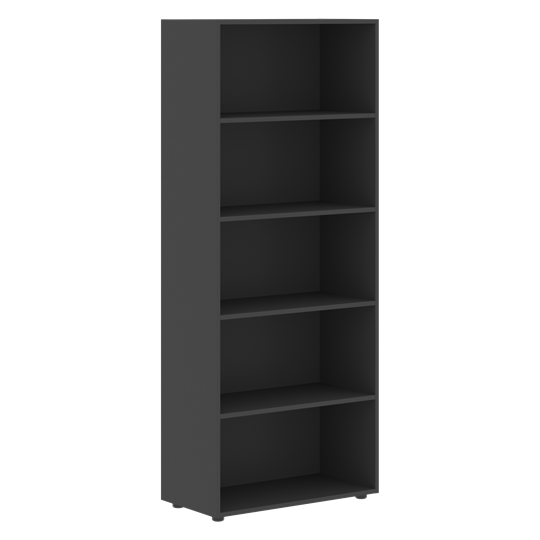 Шкаф высокий FORTA Черный Графит FHC 80 (798х404х1965) в Вологде - изображение 1