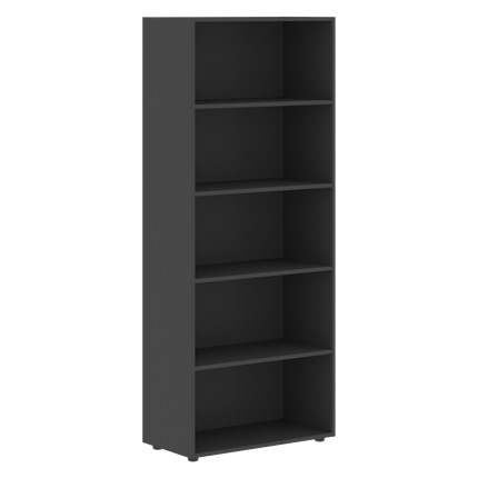 Шкаф высокий FORTA Черный Графит FHC 80 (798х404х1965) в Вологде - изображение
