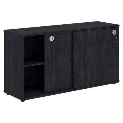 Шкаф со слайд-дверьми XTEN Дуб юкон XLC 1443 (1406х430х750) в Вологде - изображение