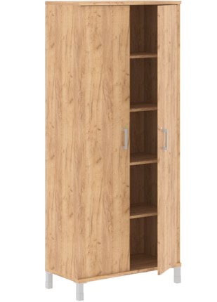 Шкаф Born В 430.7 дверь ДСП с замком 900х450х2054 мм, Дуб Бофорд в Вологде - изображение