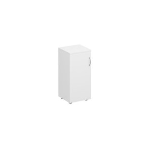 Шкаф для документов низкий узкий закрытый Комфорт, белый премиум (40х38х84) К 508 в Вологде