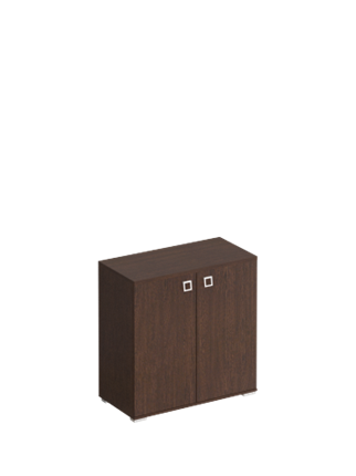 Шкаф для документов низкий закрытый Cosmo, венге Виктория (90,2х44,2х89,7) КС 308 в Вологде - изображение