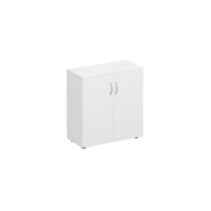 Шкаф для документов низкий закрытый Комфорт КФ, белый премиум (80x38x84 К.309 БП в Вологде