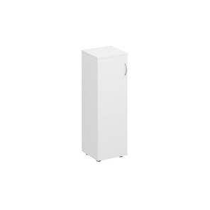 Шкаф для документов средний узкий закрытый Комфорт КФ, белый премиум (40x38x123) К.359 БП в Вологде