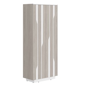 Шкаф для одежды LINE Дуб-серый-белый СФ-574401 (900х430х2100) в Вологде