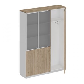 Шкаф комбинированный с гардеробом Bravo (150.2x40x203.4) СИ 310 ДС БП ДС/ХР в Вологде