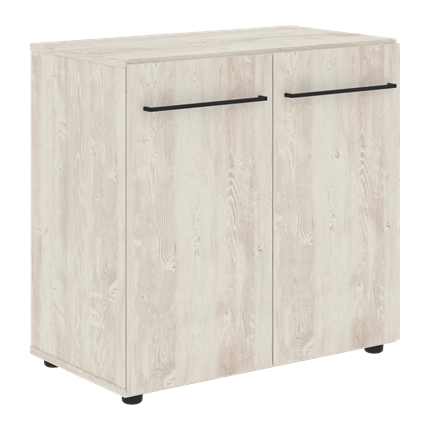 Шкаф низкий с глухими дверьми LOFTIS Сосна Эдмонт LLC 80.1 (800х430х781) в Вологде - изображение