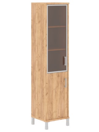 Шкаф Born В 431.4 L левый колонка комбинированная 475х450х2054 мм, Дуб Бофорд в Вологде - изображение