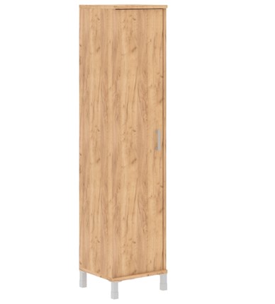 Шкаф Born В-431.6 L левый колонка высокая с глухой дверью 475х450х2054 мм, Дуб Бофорд в Вологде - изображение