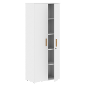 Широкий шкаф высокий FORTA Белый FHC 80.1(Z) (798х404х1965) в Вологде