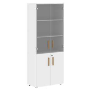Шкаф широкий высокий FORTA Белый FHC 80.2(Z) (798х404х1965) в Вологде - предосмотр