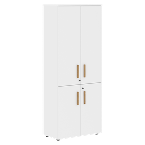 Шкаф с глухими средними и малыми дверьми FORTA Белый FHC 80.3(Z) (798х404х1965) в Вологде - предосмотр