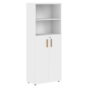 Широкий шкаф высокий FORTA Белый FHC 80.6(Z) (798х404х1965) в Вологде - предосмотр