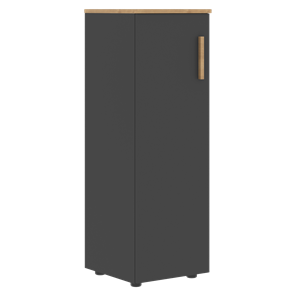 Средний шкаф колонна с левой дверью FORTA Графит-Дуб Гамильтон   FMC 40.1 (L) (399х404х801) в Вологде