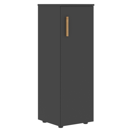 Шкаф колонна средний с правой дверью FORTA Черный Графит  FMC 40.1 (R) (399х404х801) в Вологде - изображение