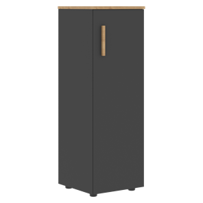 Шкаф колонна средний с правой дверью FORTA Графит-Дуб Гамильтон   FMC 40.1 (R) (399х404х801) в Вологде