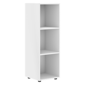 Средний шкаф колонна со стеклянной правой дверью  FORTA Белый FMC 40.2 (R) (399х404х801) в Вологде - предосмотр 1