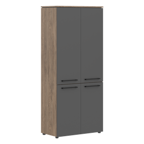 Шкаф с глухими дверьми MORRIS TREND Антрацит/Кария Пальмира MHC 85.3 (854х423х1956) в Вологде
