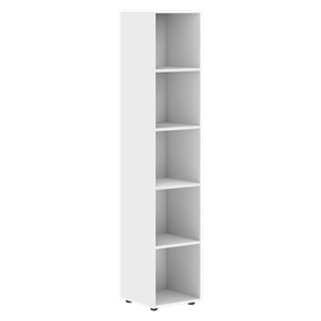 Шкаф колонна высокий с глухой дверью FORTA Белый-Дуб Гамильтон  FHC 40.1 (L/R) (399х404х1965) в Вологде - предосмотр 1