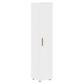 Высокий шкаф колонна с глухой дверью FORTA Белый FHC 40.1 (L/R) (399х404х1965) в Вологде - предосмотр