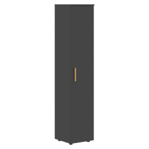 Высокий шкаф с глухой дверью колонна FORTA Черный Графит  FHC 40.1 (L/R) (399х404х1965) в Вологде