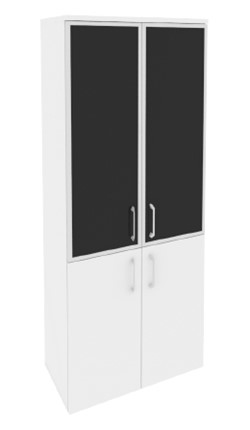 Шкаф O.ST-1.2R black, Белый бриллиант в Вологде - изображение