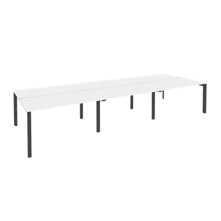Стол в офис O.MP-D.RS-6.3.7 (Антрацит/Белый бриллиант) в Вологде - изображение