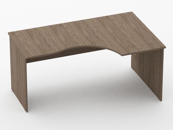 Угловой стол Twin 12.11.16Пр,  дуб Верцаска 1590х1000(680)х750 в Вологде - изображение