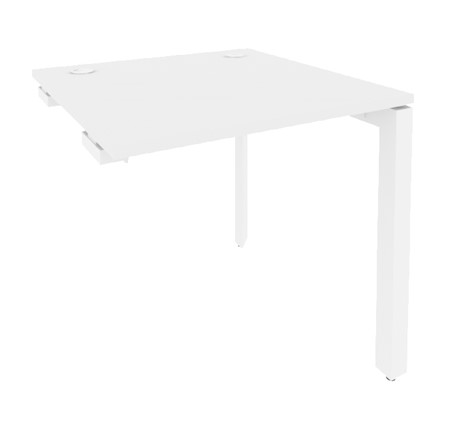 Стол приставной O.MP-SPR-0.8 Белый/Белый бриллиант в Вологде - изображение