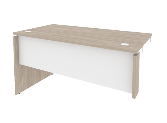 Приставной стол к тумбе O.SPR-3.7L, Дуб Аттик/Белый в Вологде - изображение
